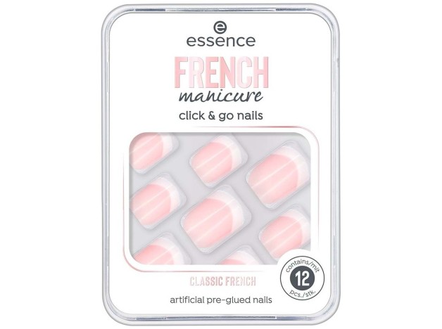 French Manicure Click %26 Go Nails Uñas...