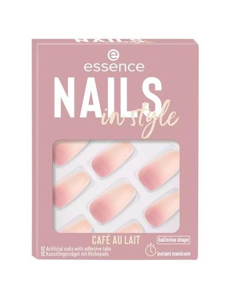 Essence Nails In Style Artificial Nails 16 Café Au Lait 12Uds