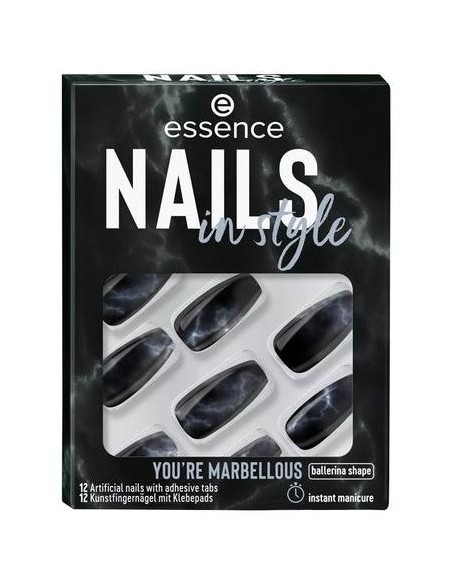 Essence Nails In Style Artificial Nails 17 You'Re Marbellous 12Uds