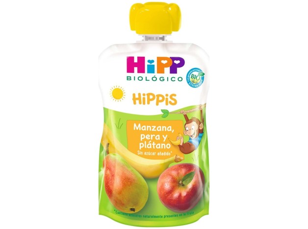 Pouches De Manzana Pera Y Platano Bebibles 100Gr.