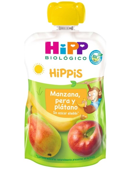 Pouches De Manzana Pera Y Platano Bebibles 100Gr.