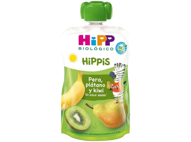 Pouches De Kiwi Pera Y Platano Bebibles 100Gr. Bio