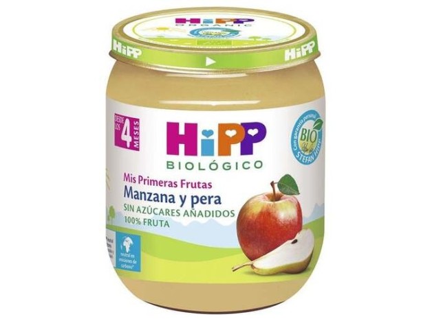 Potito Manzana Y Pera 4Meses 125Gr. Bio S/A