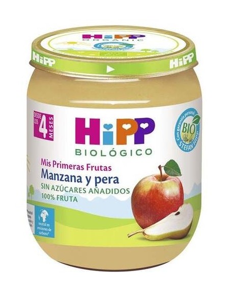 Potito Manzana Y Pera 4Meses 125Gr. Bio S/A