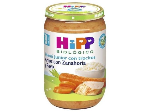 Hipp Tarrito De Arroz Con Zanahoria Y Pavo Bio...