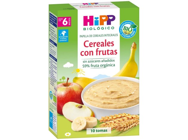 Hipp Papilla Cereales Integrales Con Frutas +6M...