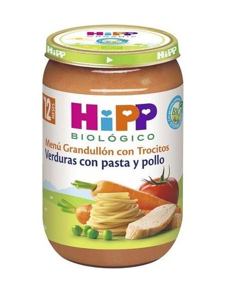 Potito Verduras Con Pasta Y Pollo 220Gr. Bio