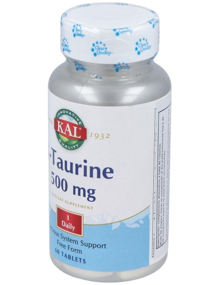 L-Taurina 500Mg. 60Cap. Kal