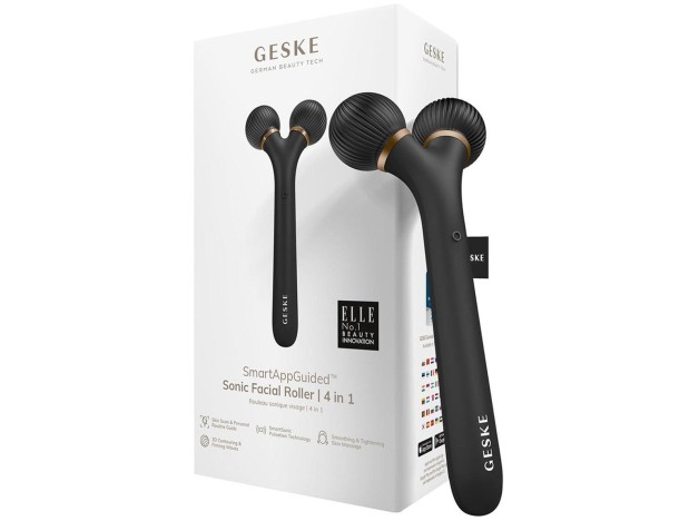 Geske Smartappguided Sonic Facial Roller 4 In 1...
