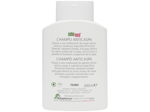 Champu Dermatol Anticaspa Cabello Graso 200Ml.