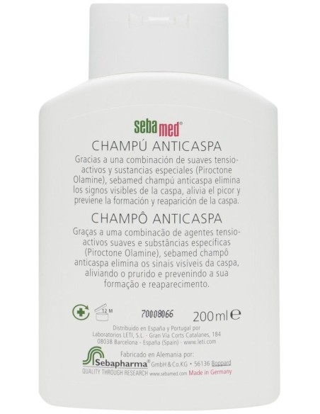 Champu Dermatol Anticaspa Cabello Graso 200Ml.