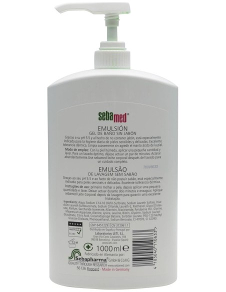 Sebamed Abrazos De Bienestar Emulsión 1L + Gel Ducha Loto 250Ml