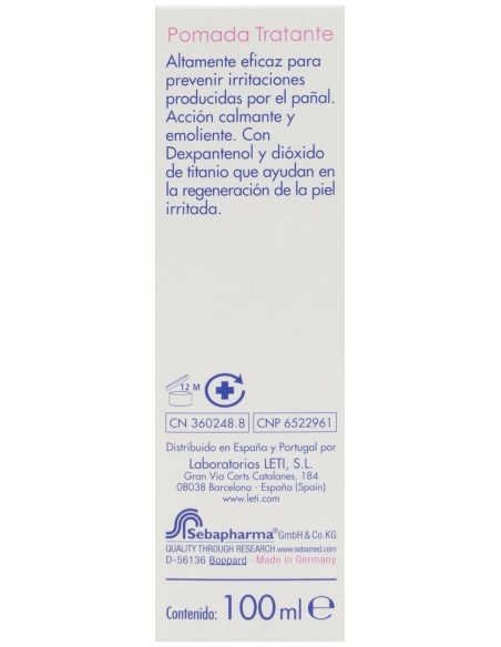 Baby Pomada Tratante Escoceduras 100Ml.