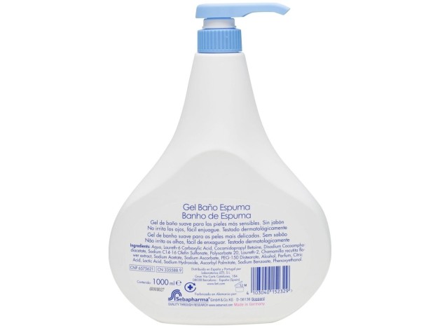 Sebamed Baby Baño Espuma 1L + Toallitas...