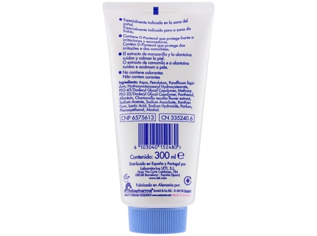 Baby Crema Balsamica Piel Delicada 300Ml.