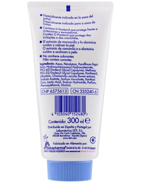 Baby Crema Balsamica Piel Delicada 300Ml.