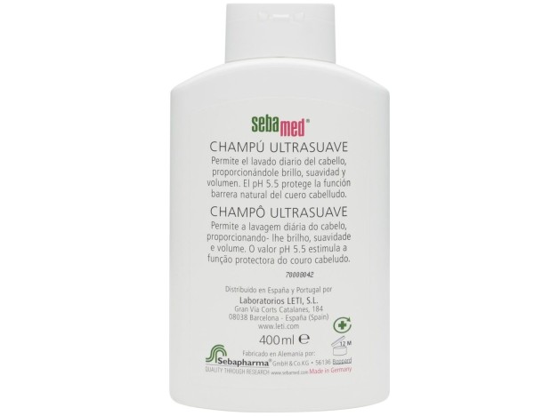 Champu Ultra Suave Cabello Normal-Seco 400Ml.