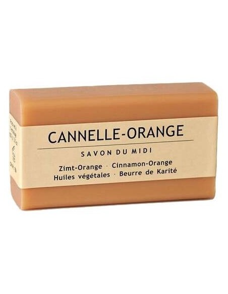 Jabon En Pastilla De Canela Y Naranja 100Gr. Bio
