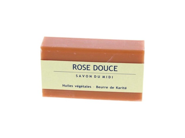 Jabon En Pastilla De Rosa Dul 100Gr. Bio