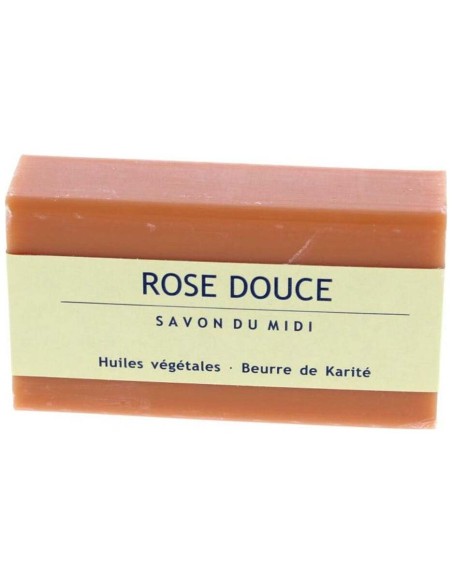 Jabon En Pastilla De Rosa Dul 100Gr. Bio