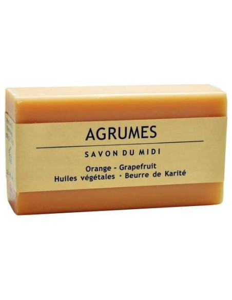 Jabon En Pastilla De Agrumes(Naranja-Pomelo ) 100G