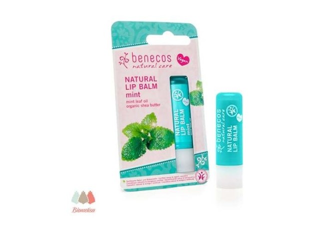 Benecos Bálsamo Labial Vegano Menta 4,8G