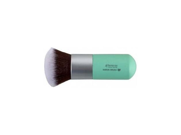 Brocha Kabuki Benecos Verde Manzana