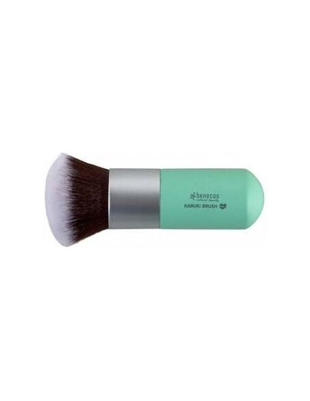 Brocha Kabuki Benecos Verde Manzana