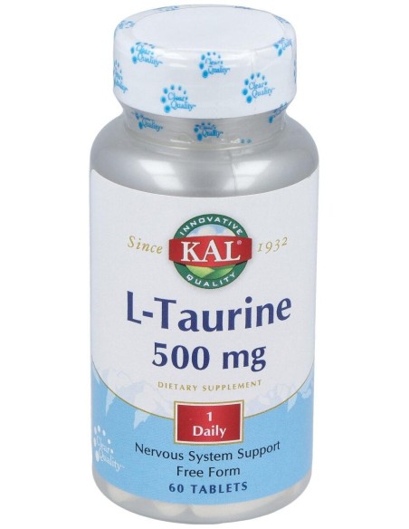 L-Taurina 500Mg. 60Cap. Kal