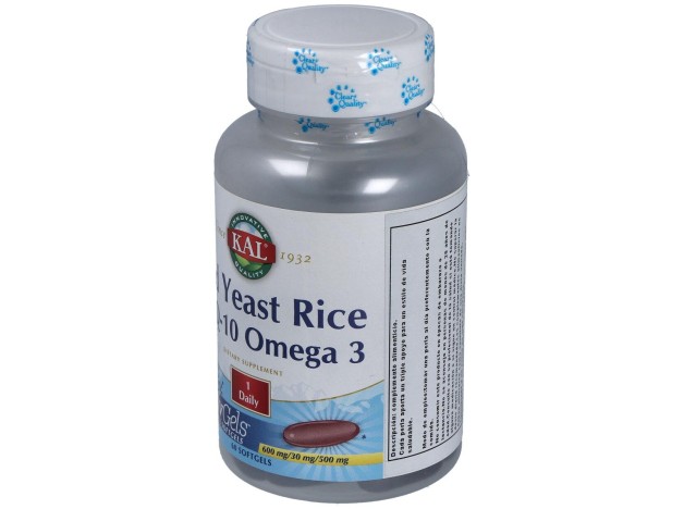 Kal Red Rice - Q10 - Omega 3 60Perlas