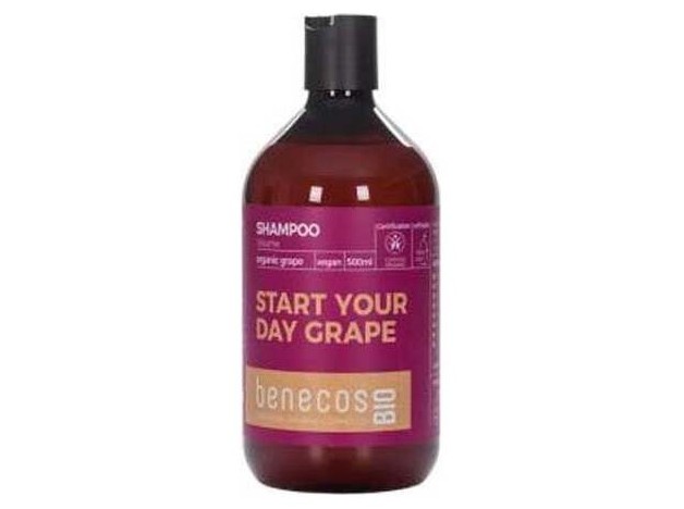 Benecos Champú Volumen Uva Vegan 500Ml