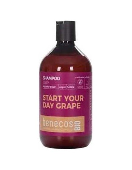 Benecos Champú Volumen Uva Vegan 500Ml