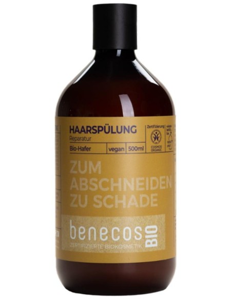 Benecos Acondicionador Reparador Avena Bio Vegano 500Ml