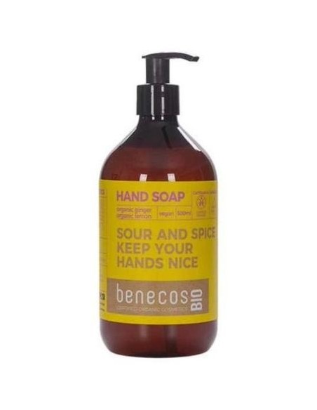 Benecos Jabon De Manos Jengibre Y Limon Bio Vegan 500Ml