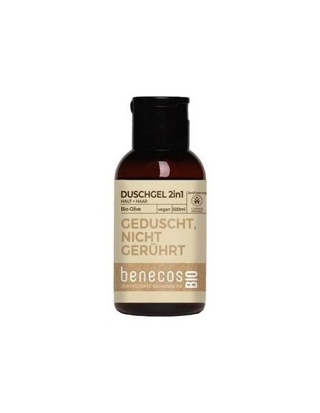 Benecos Gel De Baño 2 En 1 Oliva Mini Viaje Bio Vegan 50Ml