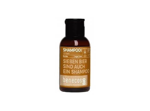 Benecos Champu Unisex Cerveza Mini Viaje Bio...