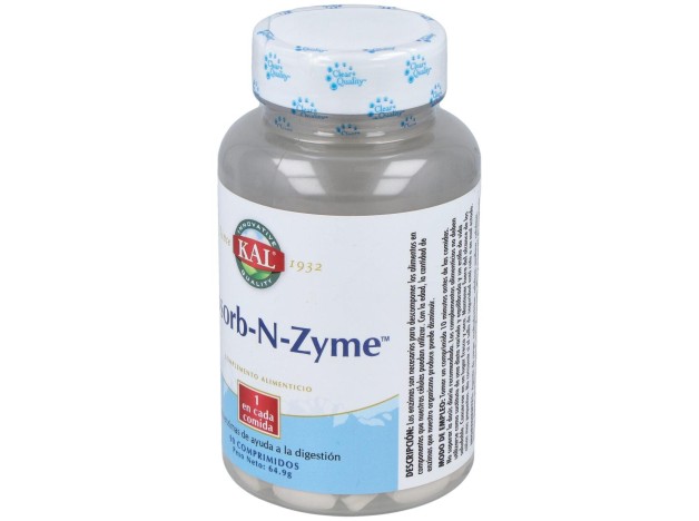 Kal Absorb N Zyme 90 Tabletas
