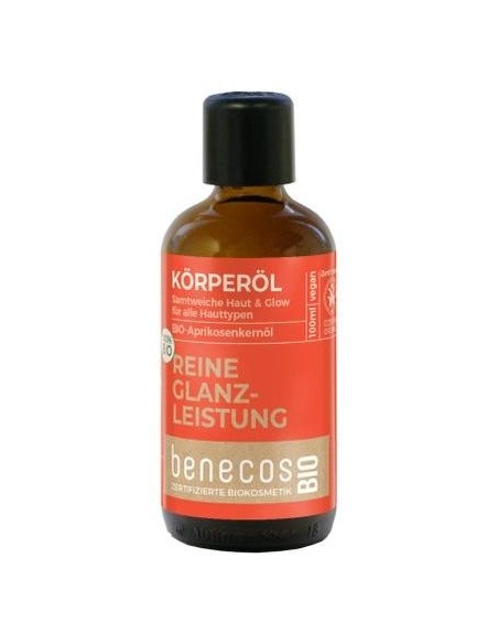 Benecos Aceite Corporal Seco Pepita Albaricoque Bio 100Ml