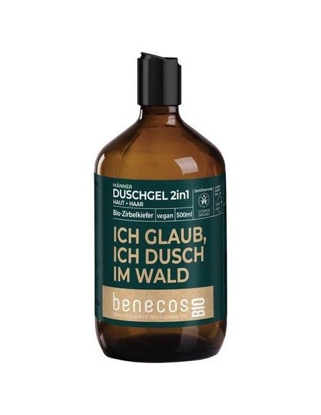Benecos Gel De Baño 2 En 1 Pino Suizo Bio Vegan 500Ml