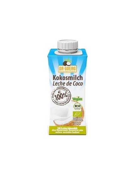 Leche De Coco Para Cocinar 200Ml. Bio