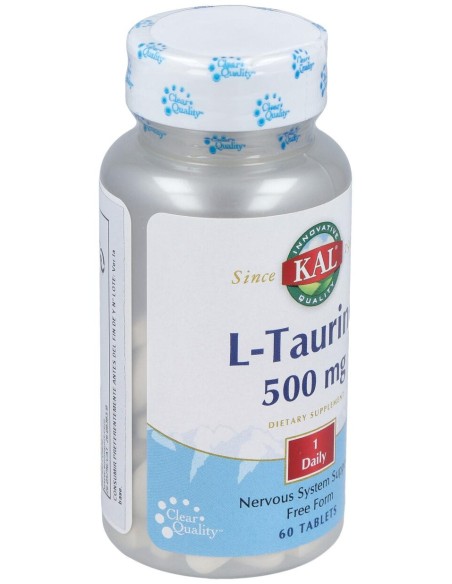 L-Taurina 500Mg. 60Cap. Kal