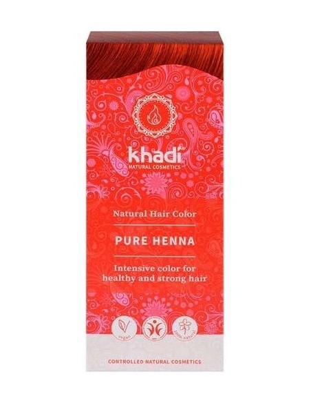 Khadi Henna Natural 100% Pura 100G