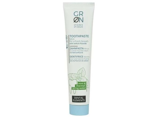 Grn Pasta Dientes Menta Con Agua Termal Y Fluor...