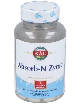 Kal Absorb N Zyme 90 Tabletas