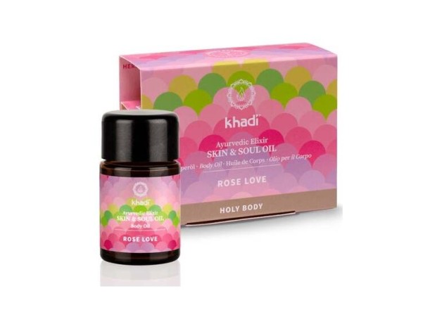 Khadi Aceite Elixir Ayurveda Rosa Regenerante 10Ml