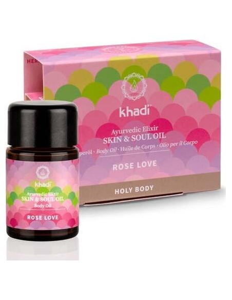 Khadi Aceite Elixir Ayurveda Rosa Regenerante 10Ml