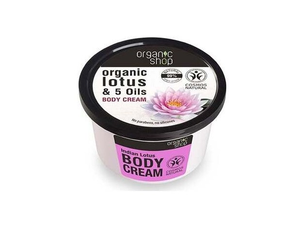 Organic Shop Crema Corporal Loto Indio 250Ml
