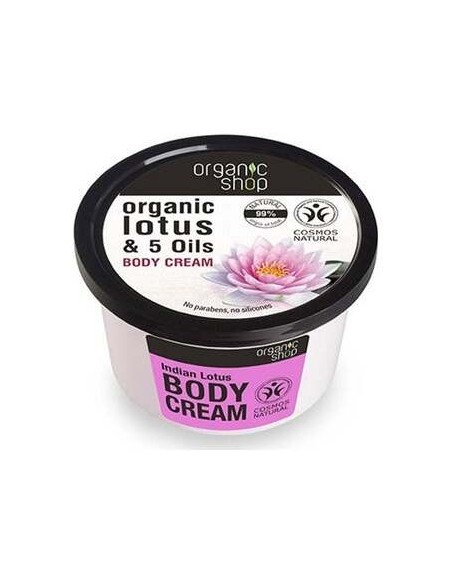 Organic Shop Crema Corporal Loto Indio 250Ml