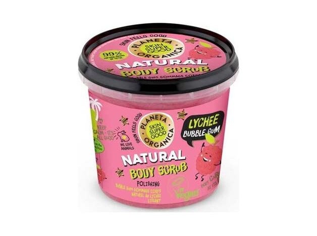 Planeta Orgánica Body Scrub Lychee Bubble Gum...