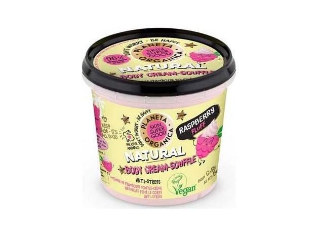 Planeta Orgánica Body Cream-Souffle Raspberry...